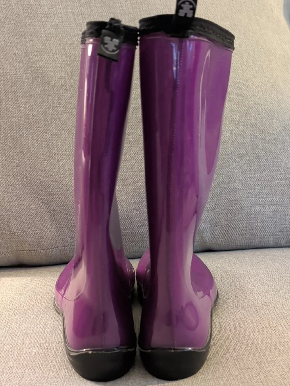 Kamik Women's Glossy Purple Tall Rain Boots